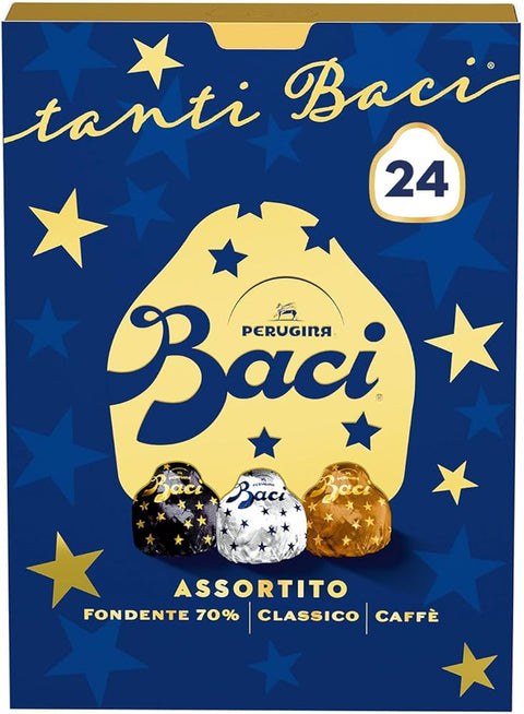 BACI PERUGINA Tanti Baci Cioccolatini Assortiti Scatola Regalo Fondente GR 325
