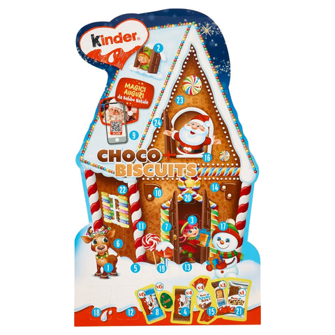 Natale Kinder Calendario dell'Avvento Choco Biscuits 24 pezzi 198 g