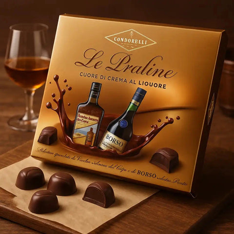Condorelli Le Praline Gr240 Cuore Di Crema Al Liquore Caffo Pregiate e Golose