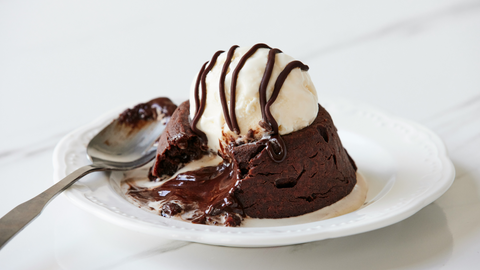 Tortino di cioccolato con cuore fondente