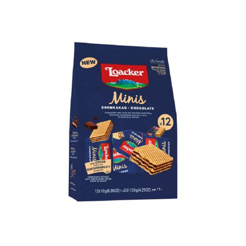 Loacker Wafer Minis Cremkakaogr.120