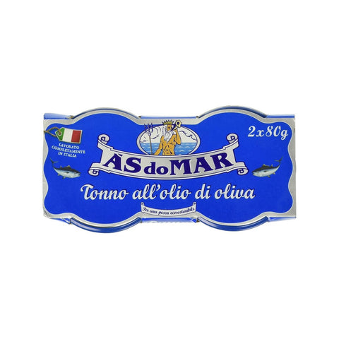 Asdomar Tonno Pezzi 2 Olio D'oliva Gr 80