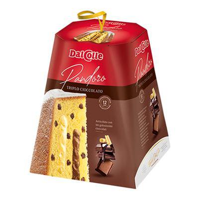 Dal Colle Pandoro Triple Chocolate750gr