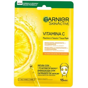 S.Act.Vitamina C Maschera Tessuto Gr 28 Garnier