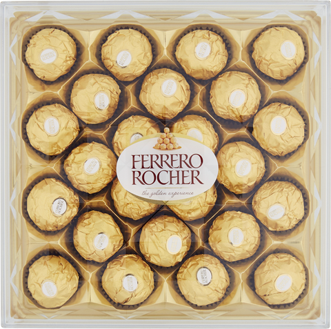 Natale FERRERO ROCHER T.24 DIAMANTE SCATOLA GR 300