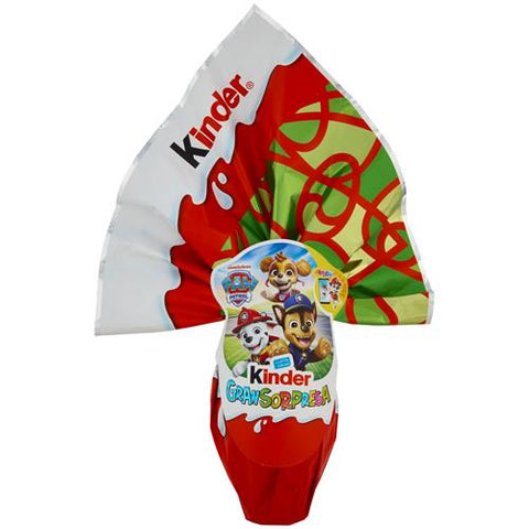 Kinder Gran Sorpresa Uovo Paw Patrol - 150 gr