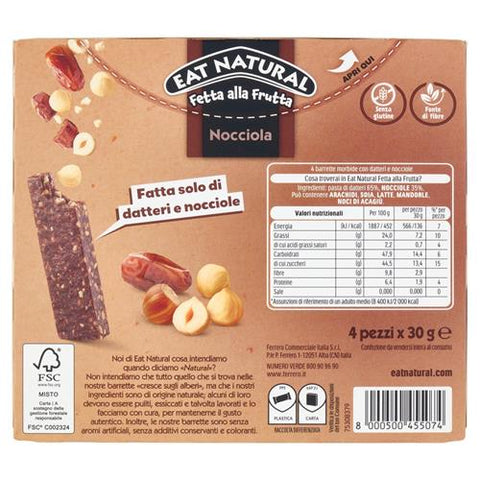 Eat Natural Soft Bars Nocciola X4 Gr.120
