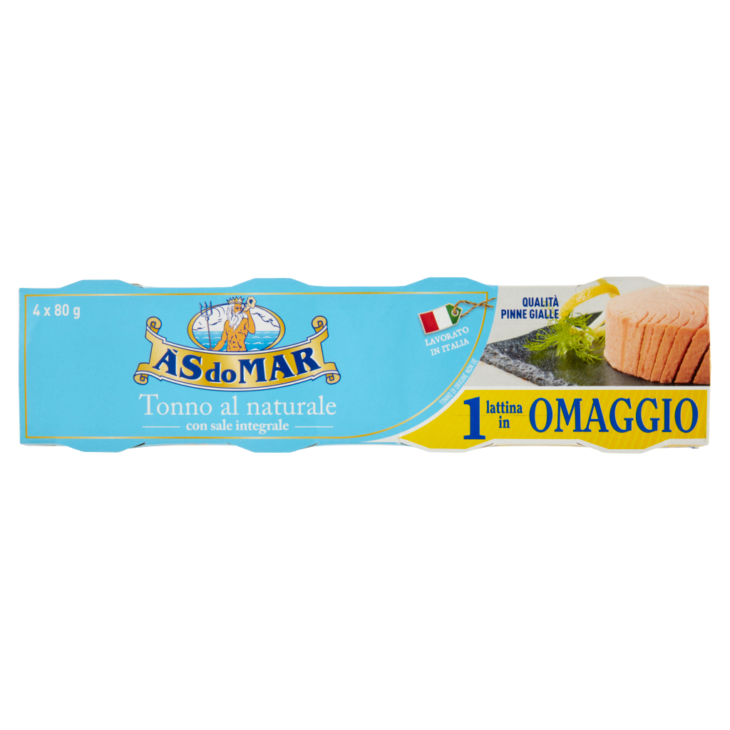 Asdomar Tonno Al Naturale Gr 80X3 +1