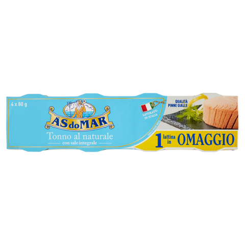 Asdomar Tonno Al Naturale Gr 80X3 +1