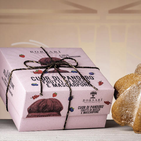 Cuor Pandoro Crema Mascarpone E Frutti Bosco 1000G