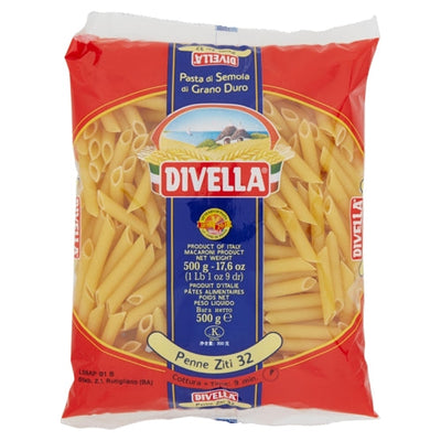 Divella Penne Ziti N.32 Gr 500