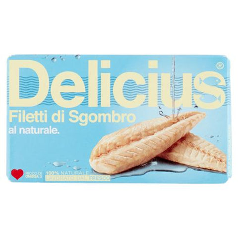 Delicius Filetti Di Sgombro Gr.90 Naturale
