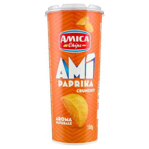 Amica Chips Patatine Gusto Paprika Tubo Gr.100