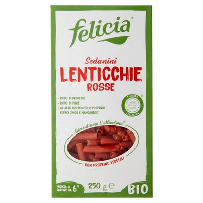 Felicia Sedanini Bio Lenticchie Rosse Gr 250