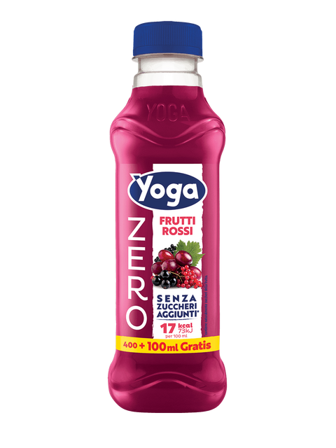 Yoga Zero Frutti Rossi 500 Ml