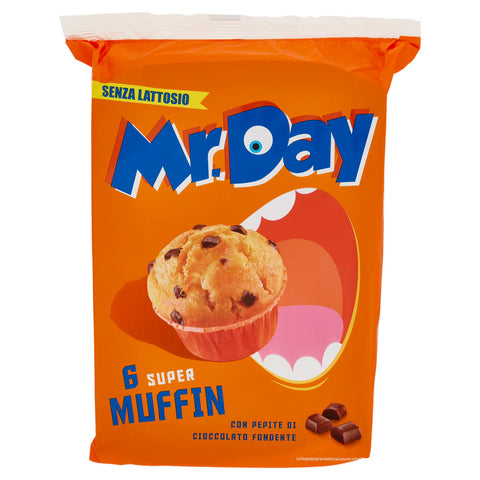 Mr.Day Muffins aux pépites de chocolat X6 Gr 300
