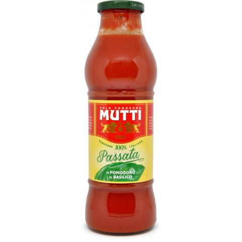 Mutti Passata Basilico Gr 700