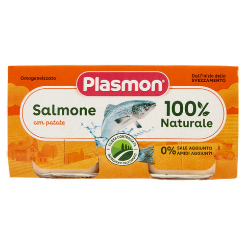Homogenized Plasmon Fish Salmon GR 80x2