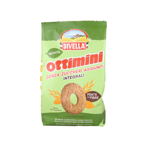 Divella Biscotti Senza Zuccheri Aggiunti Integrali Gr.400