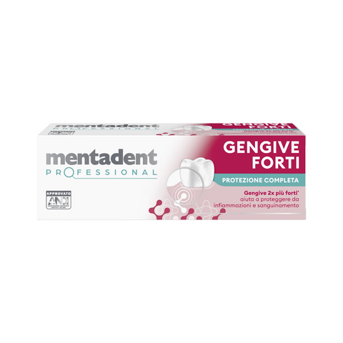 Mentadent Professional Dentifricio Gengive Forti Bianco Intenso Ml75