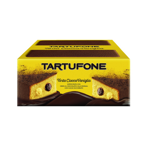 TARTUFONE TORTA CIOCCOLATO E VANIGLIA GR450