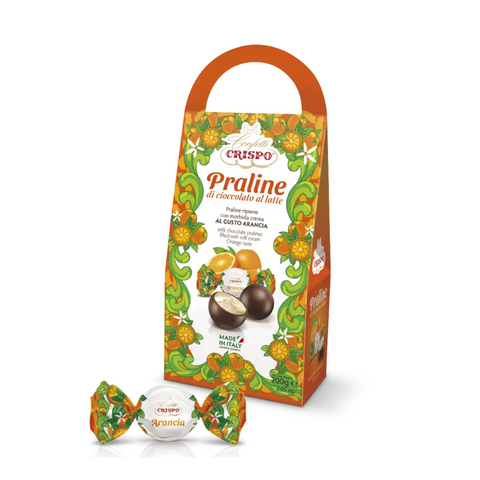 Crispo Praline Di Cioccolato Al Latte Gusto Arancia Gr.200