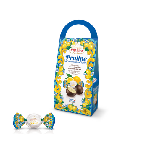 Crispo Praline Di Cioccolato Al Latte Gusto Limone Gr.200