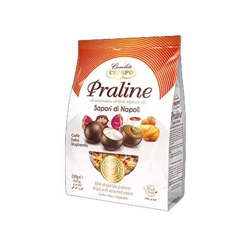 Crispo Praline Di Cioccolato Al Latte Ripiene Di Sapori Di Napoli Gr.250
