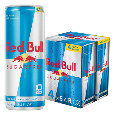 Red Bull X4 Sugar Free Cl 25