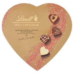 Lindt Dolci Capolavori Cioccolatini assortiti Scatola cuore 132G