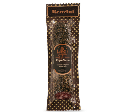 Renzini Salame wild boar pepenro gr 180