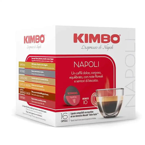 Kimbo Capsule Napoli Compatta Dolce Gusto Pz 16