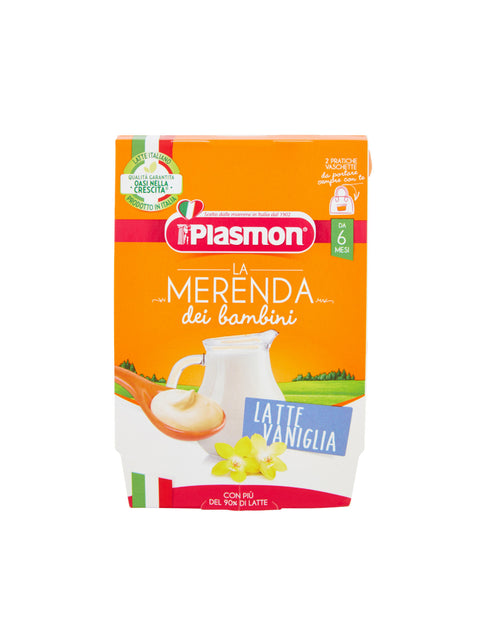 Plasmon merenda lait vanille gr 120x2