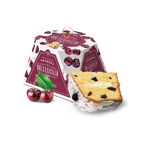 Natale Panettone Amarena Dolce Sicilia Dais - 800 gr