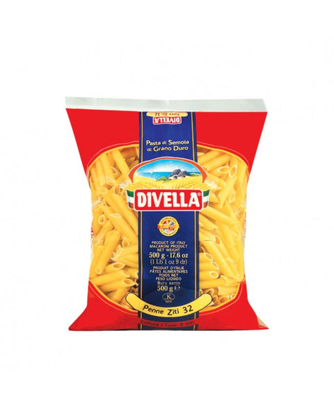 Divella Penne Ziti N.32 Gr 500