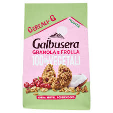 Galbusera Cereali G 100% Vegetali Avena Mirtilli Rossi E Cocco Gr.280