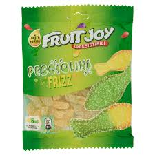 Fruit Joy Caramelle Pesciolini Frizzi Busta Gr.170