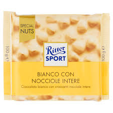Ritter white hazelnut tablet gross 100 gr