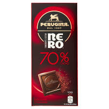 Perugina Schwarzes dunkler Tablette 70% Gr 85
