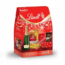 Lindt and Christmas Panettone Packaging