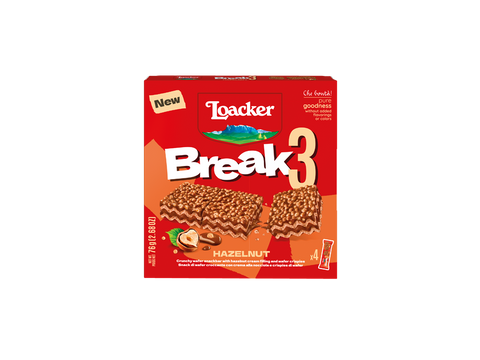Loacker Snack Break 3 Hazelnut Gr.76