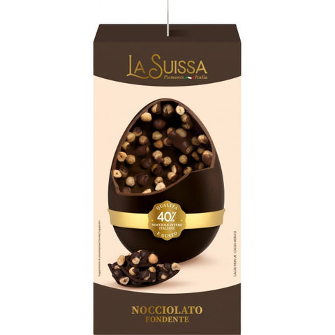 Suissa Uovo Nocciolato Fondente Gr450