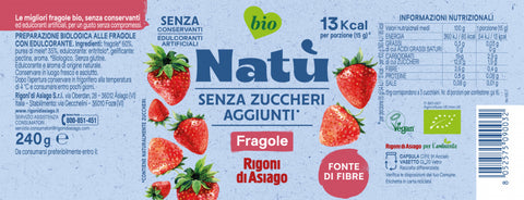 Natu Composta Senza Zucchero Frutti Di Bosco Gr.240