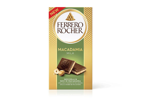 Ferrero Rocher Tavoletta Di Cioccolato Macadamia Gr.90