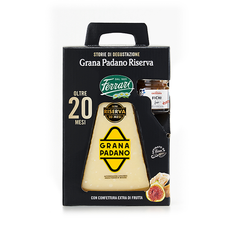 Ferrari Gr.Padano Riserva Cf.Regalo Con Confettura Fichibio Gr.250