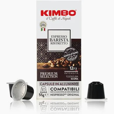 Kimbo Caps X10 Ristretto Alluminio Compatibile Nespresso