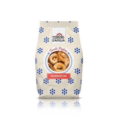 Tesori D'apulia Taralli Pugliesi Peperoncino Gr 300