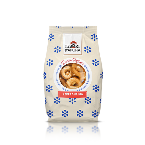 Tesori D'apulia Taralli Pugliesi Peperoncino Gr 300